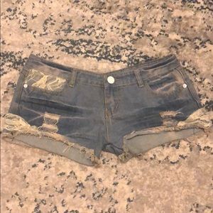 Jean shorts